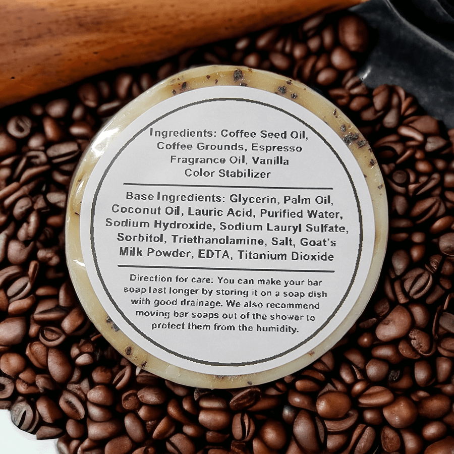 Creamy Coffee Round Soap (2.4oz) product image (3)
