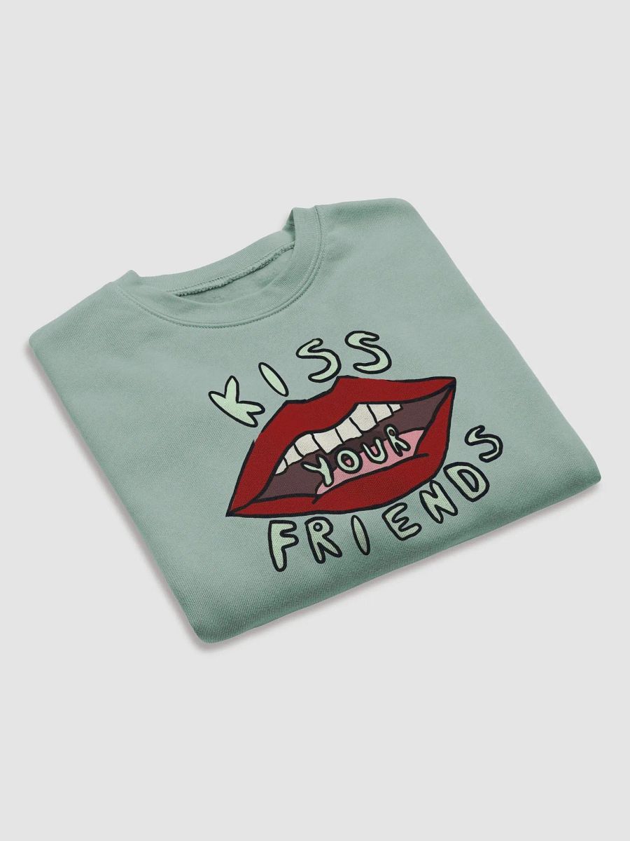 Kiss Your Friends Cropped Sweatshirt product image (3)