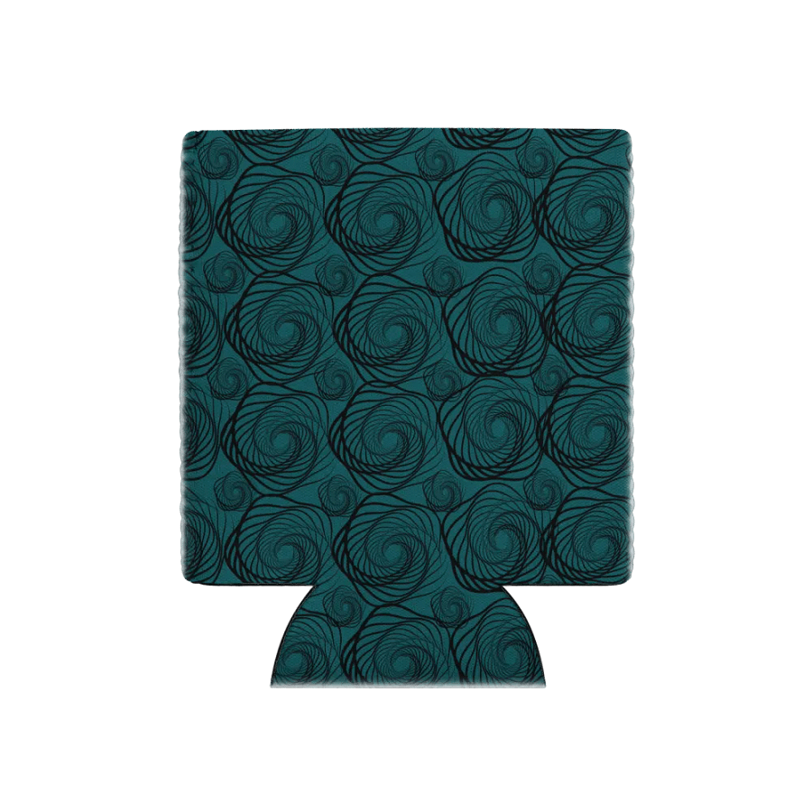 Swirling Teal Can Cooler product image (1)