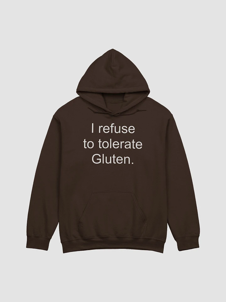 I refuse to tolerate gluten dark classic hoodie product image (8)