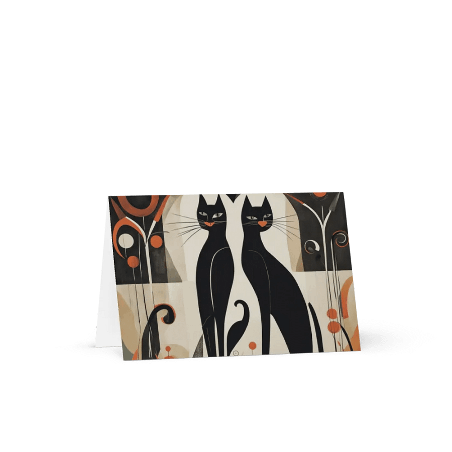 Black & Orange Love Cats product image (4)