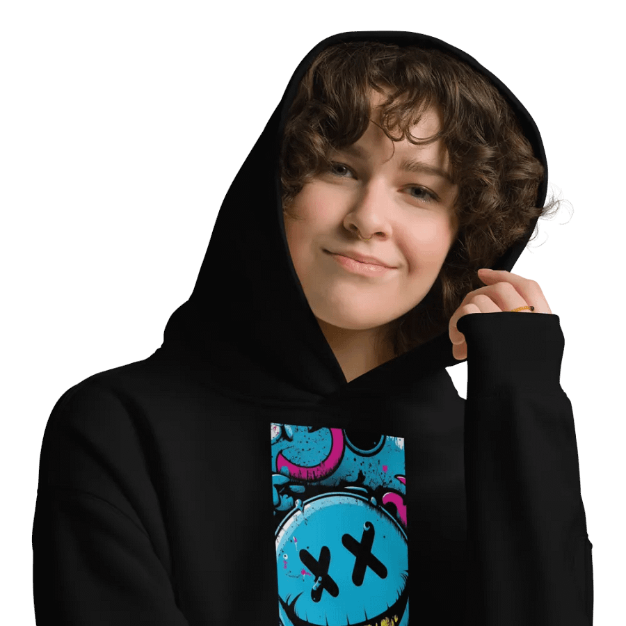 Graffiti Grin Oversized Hoodie product image (9)