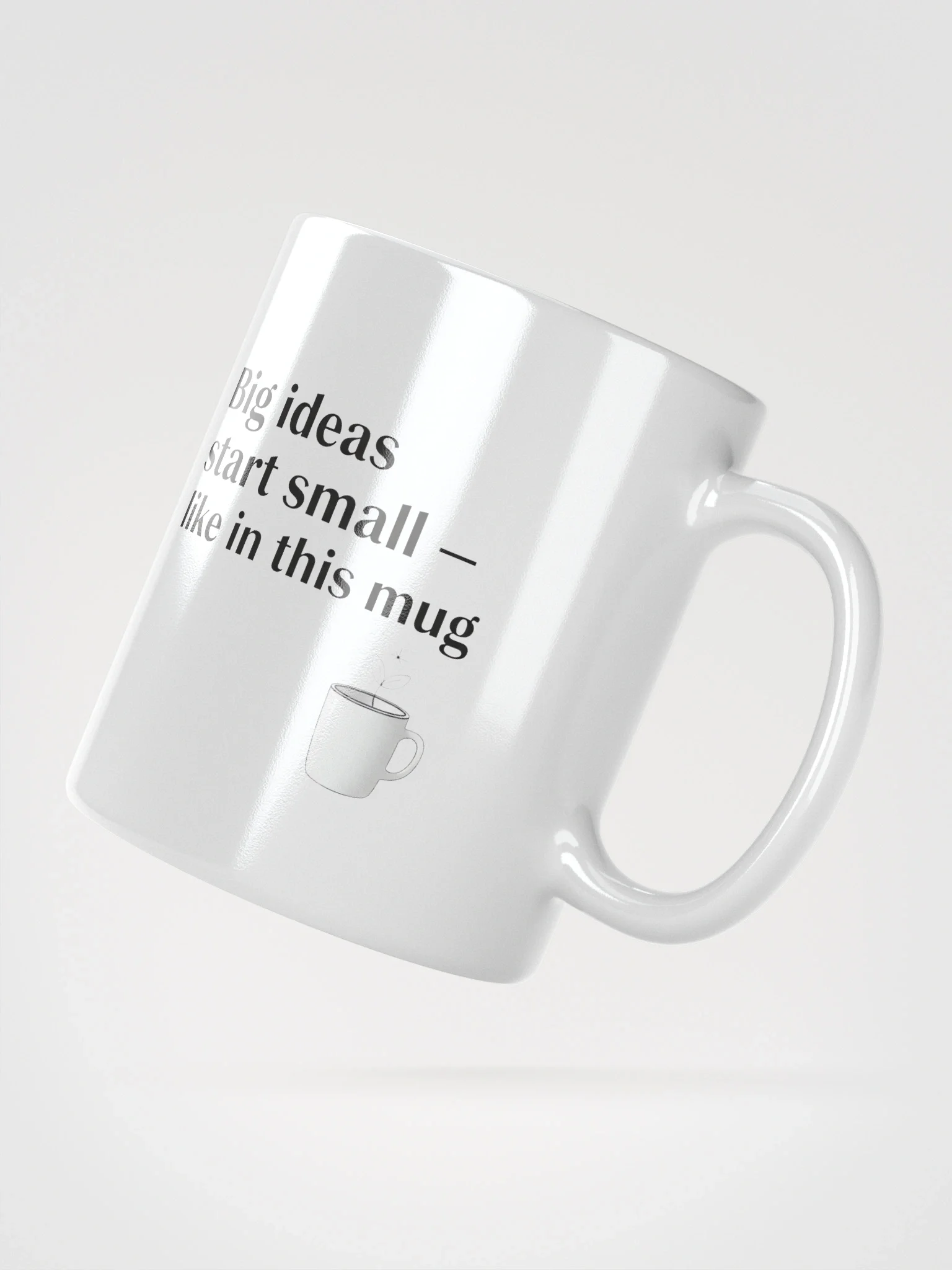 Big Ideas Start Small Inspirational Coffee Mug – Perfect Motivational Gift for Creators & Dreamers product image (3)