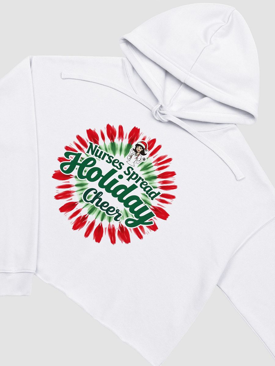 Holiday Cheer Nurses Crop Hoodie product image (9)