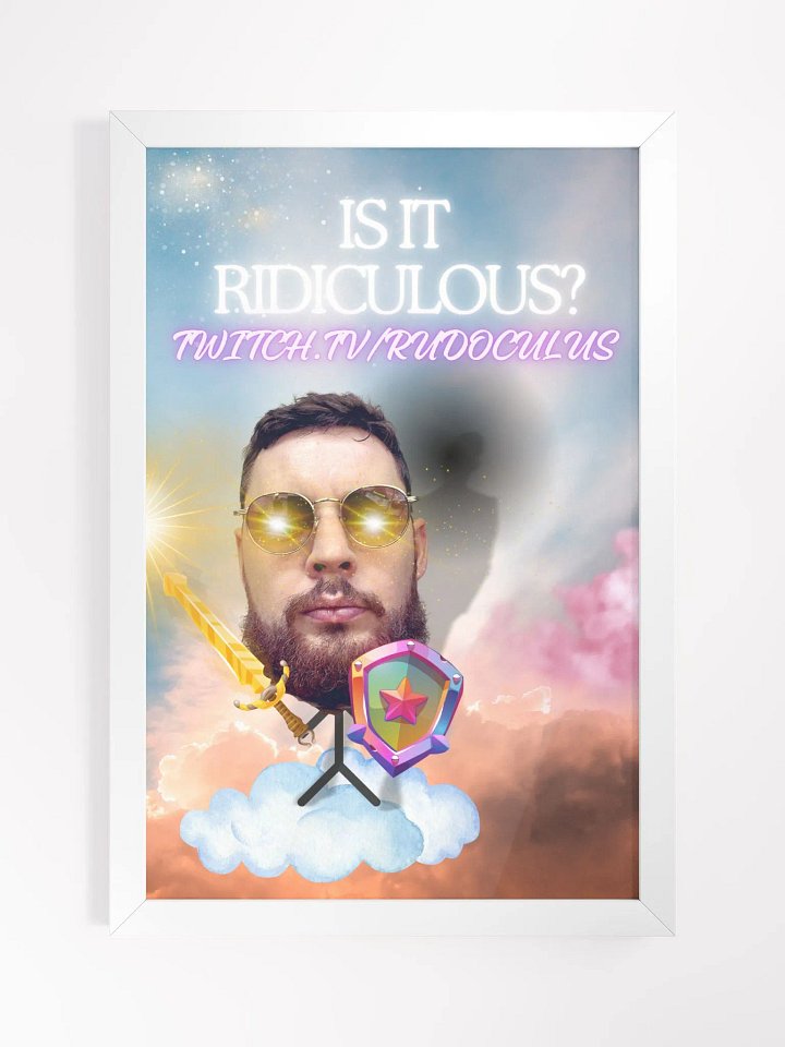 Framed RUDO! (Candyfloss) product image (1)