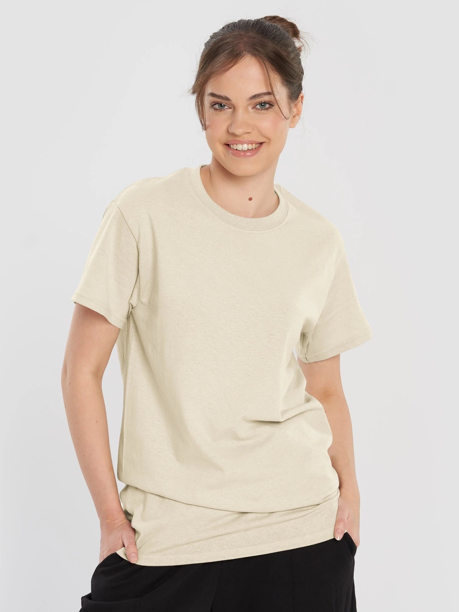 Plain Color Sand T-Shirt product image (1)
