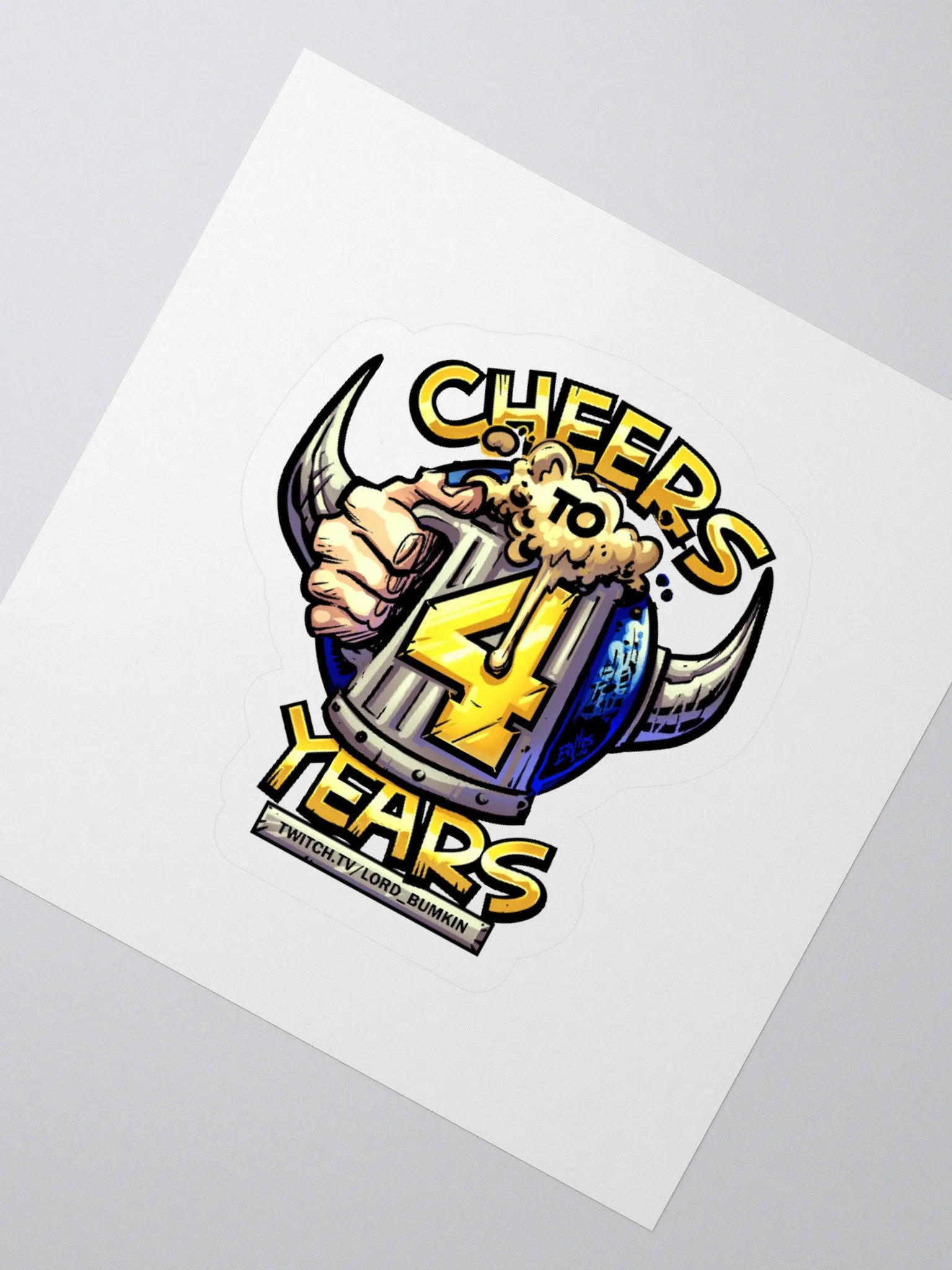 4 year affiliation sticker product image (8)