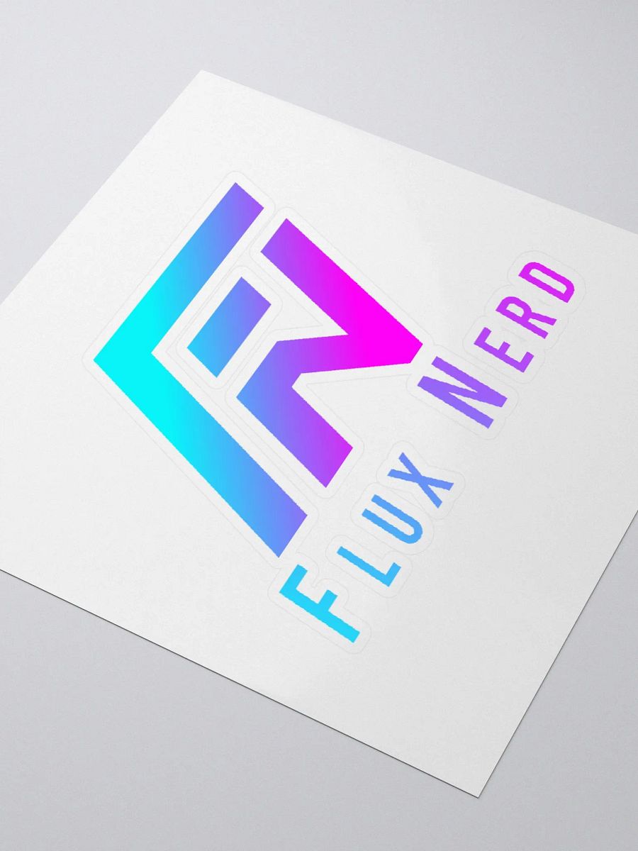 FluxNerd Logo Stickers product image (9)