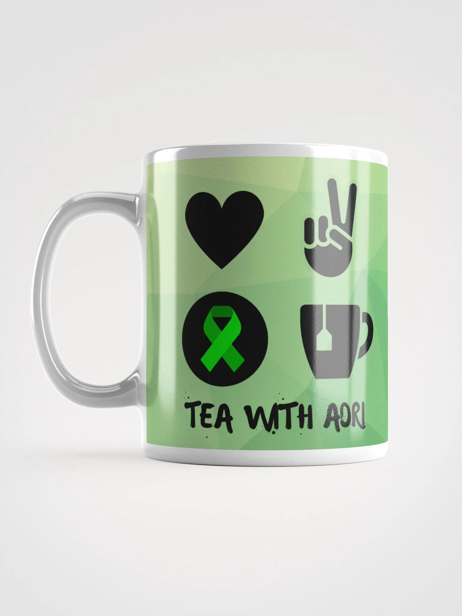 Love Peace Good Health and Good Tea Mug product image (6)