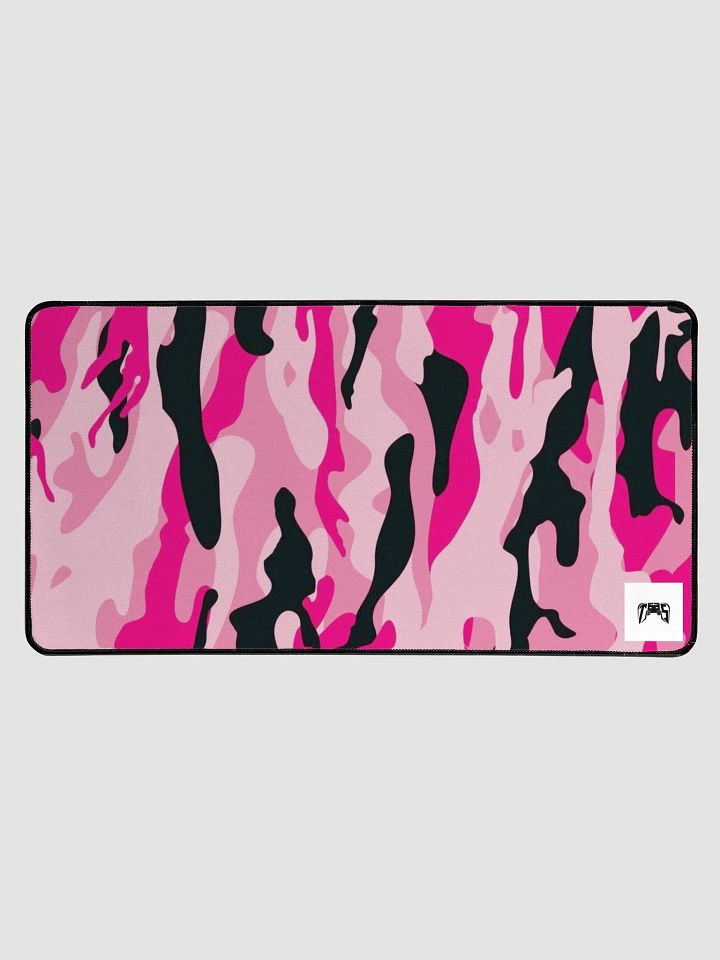 "Pink Camo" Logo Desk Mat product image (1)