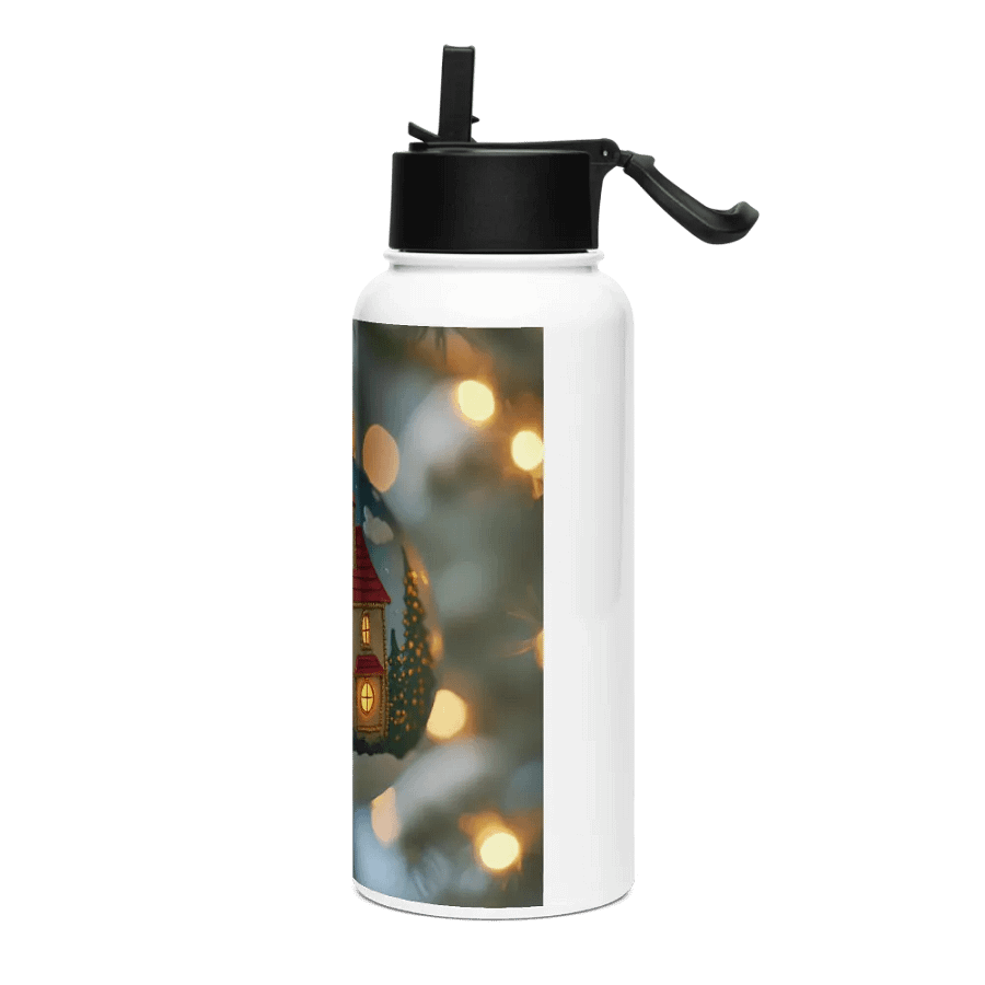 Cozy Christmas Ornament Stainless Steel Water Bottle product image (3)