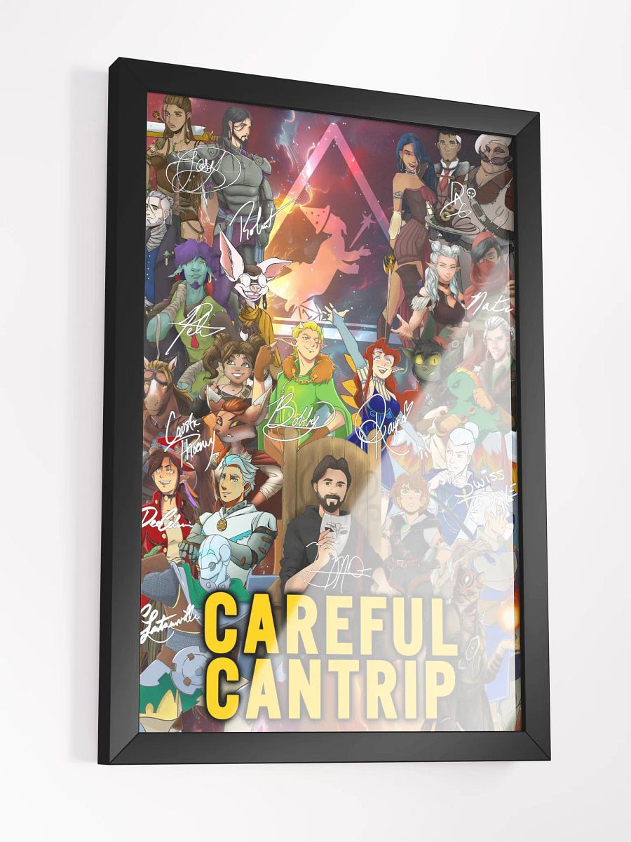 Careful Cantrip Memory Poster FRAMED product image (6)