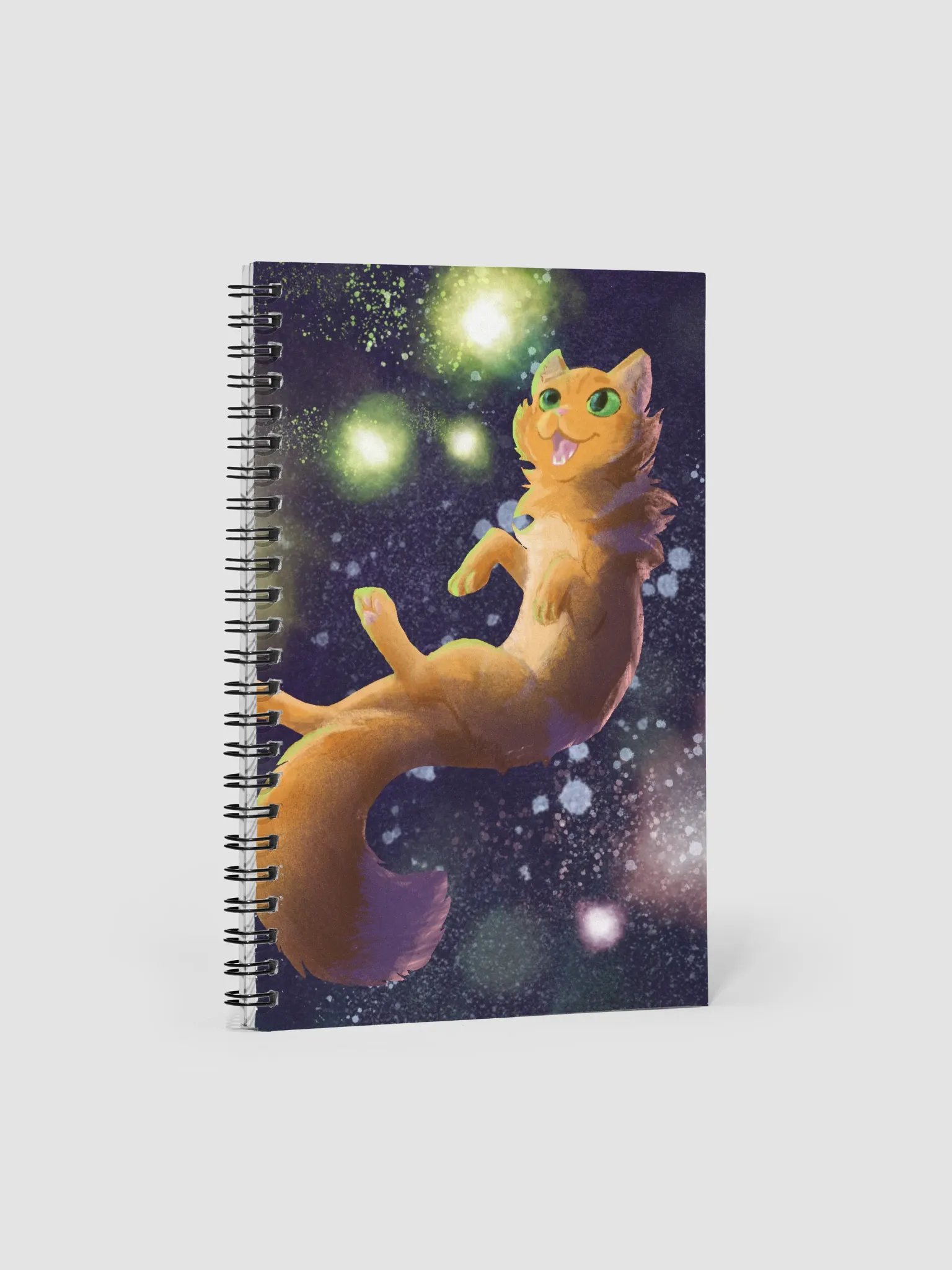 Space Cat Spiral-bound Notebook product image (1)