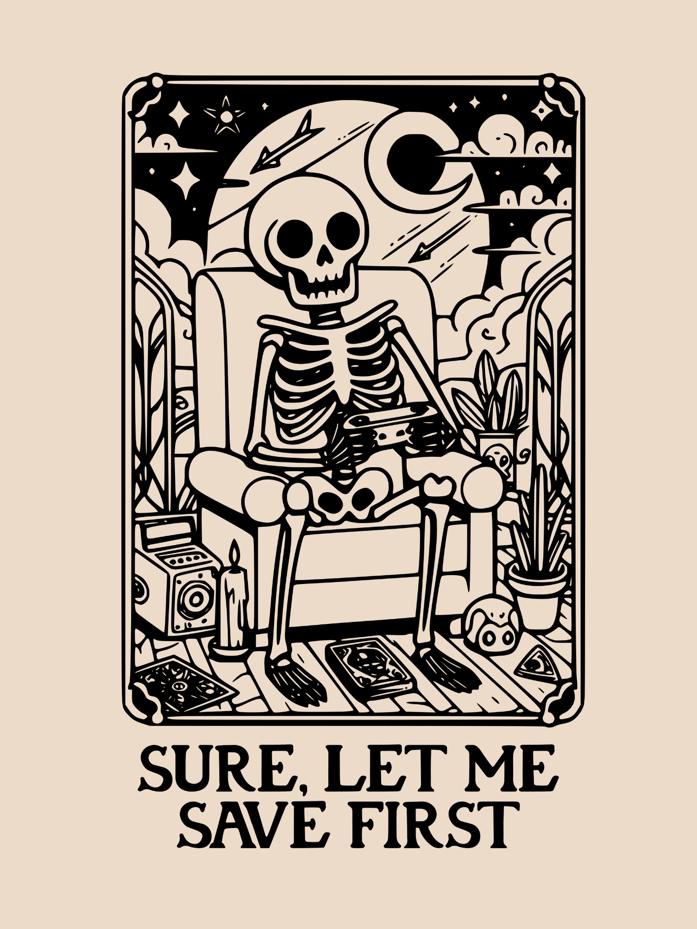 Sure, Let Me Save First Unisex T-Shirt product image (1)