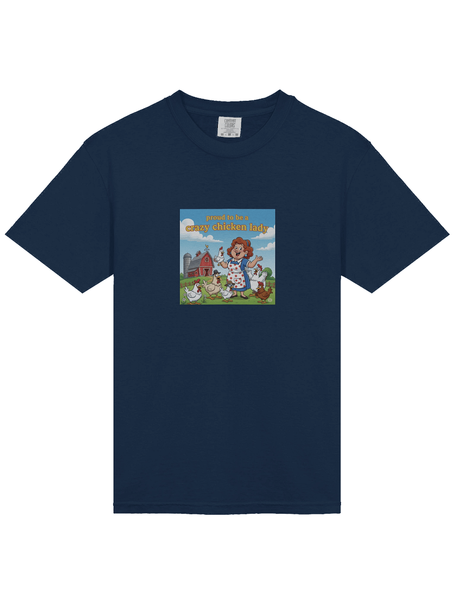 Crazy Chicken Lady Comfort Tee product image (19)