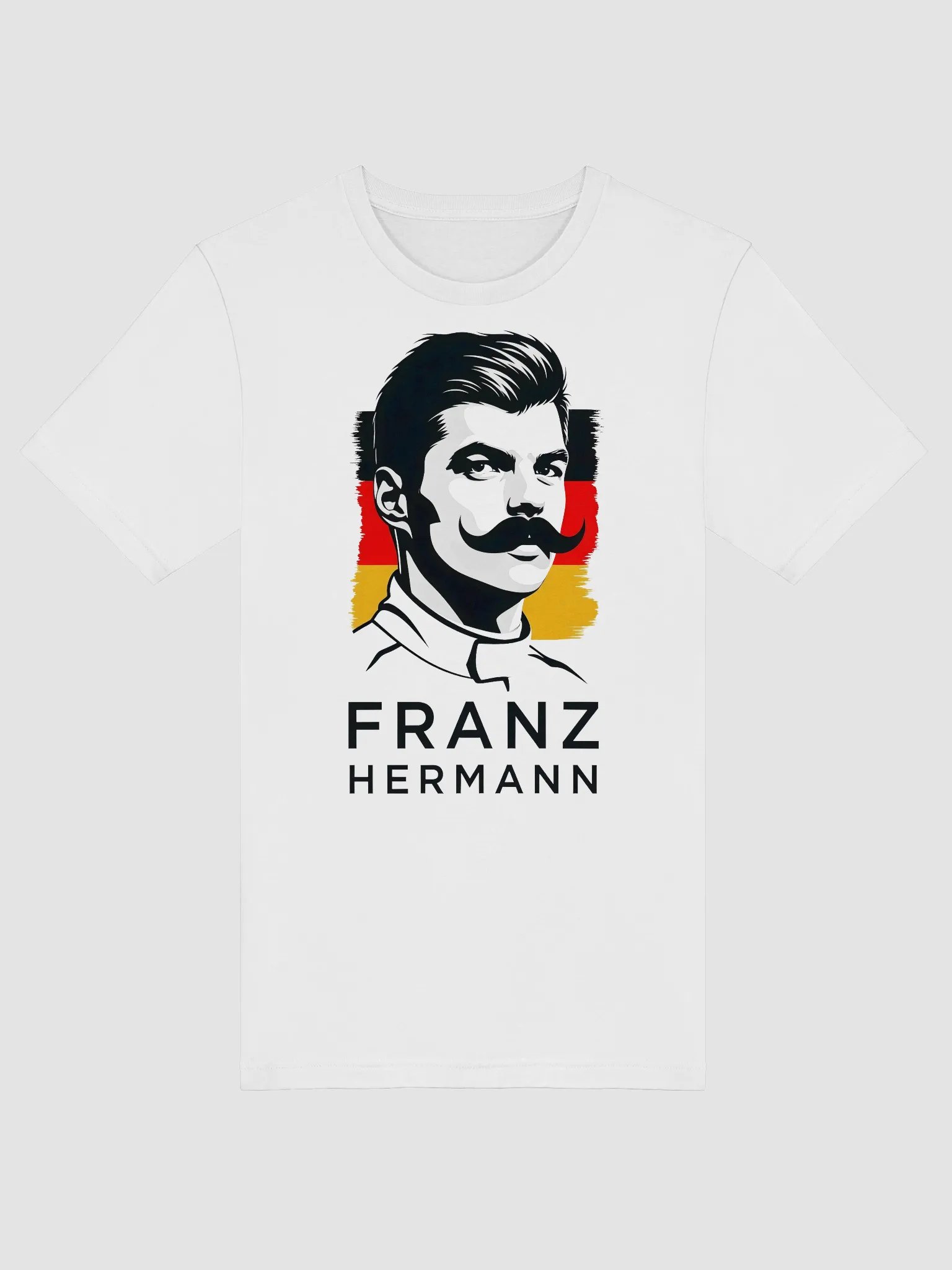 Franz Hermann Stylized Portrait T-Shirt product image (5)