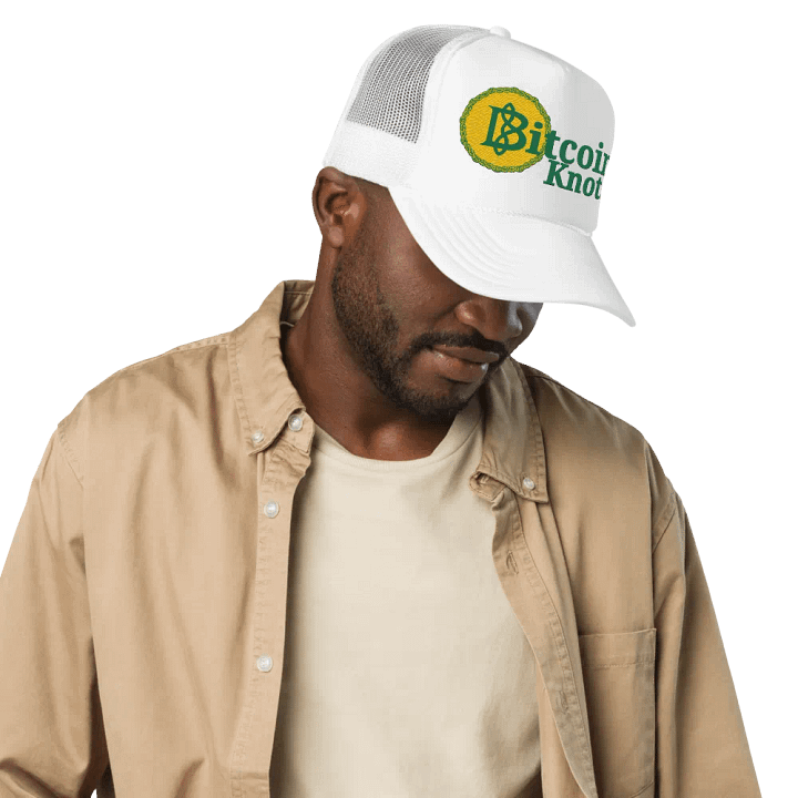 BITCOIN Knots White Hat product image (2)