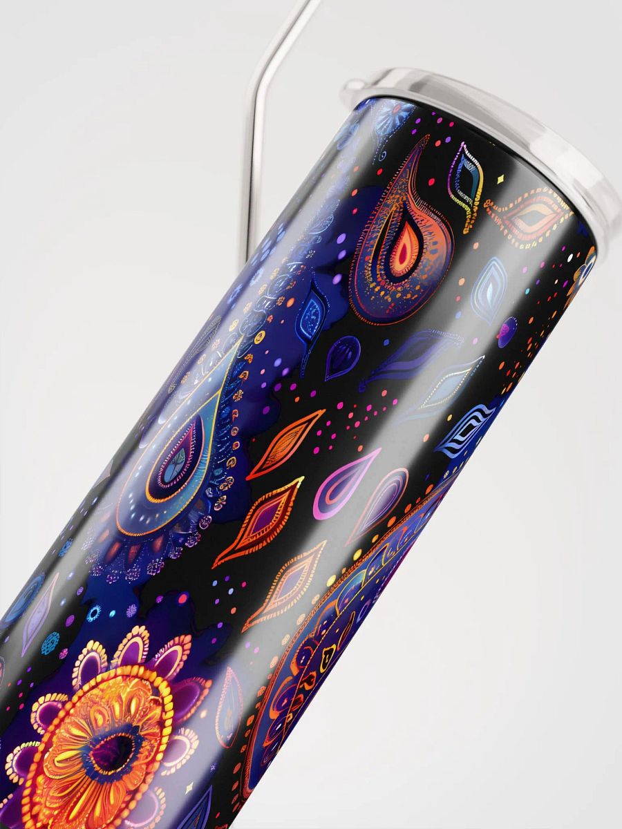 Vibrant Paisley Stainless Steel Tumbler product image (8)