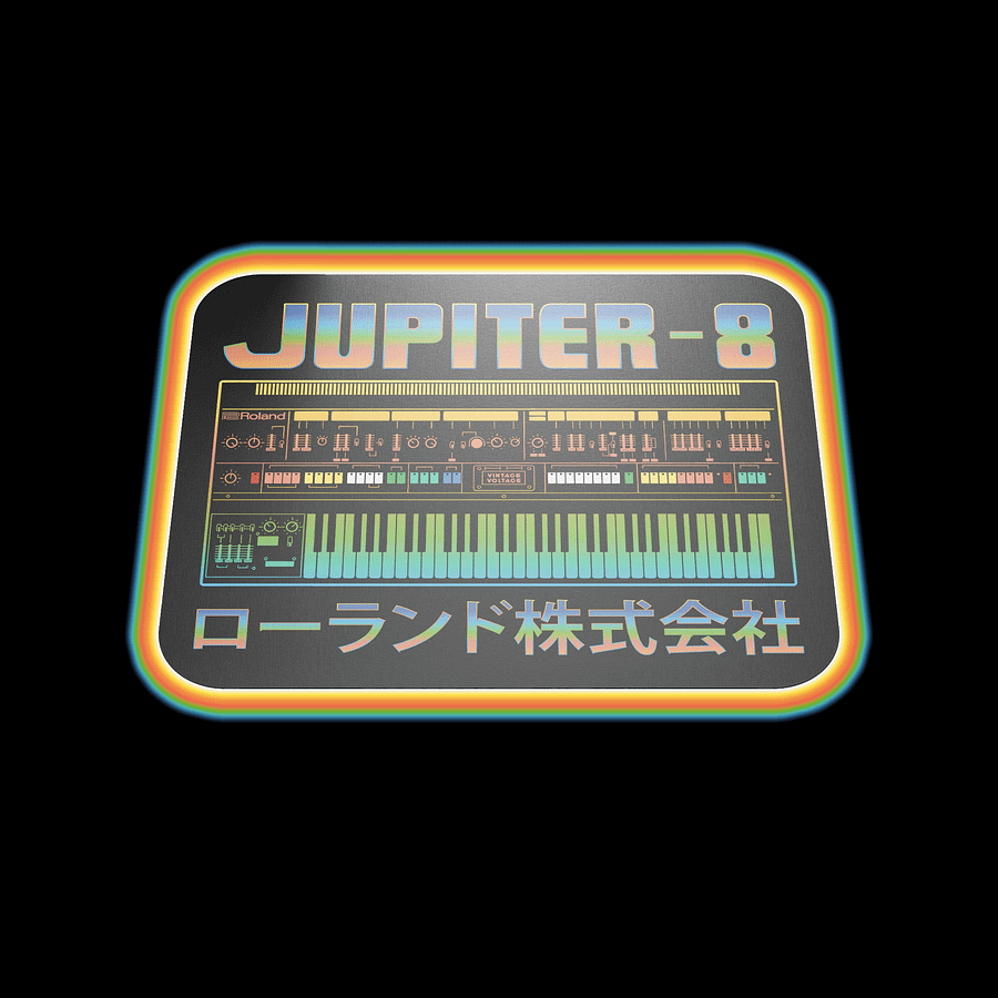 Jupiter 8 Mouse Mat - Roland JP-8 (Vintage Analog Synthesizer) product image (2)