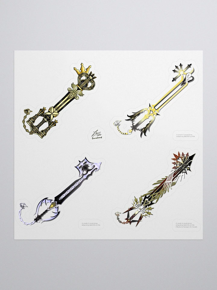 Vicennial Trace Keyblade Sticker Sheet 2 product image (1)
