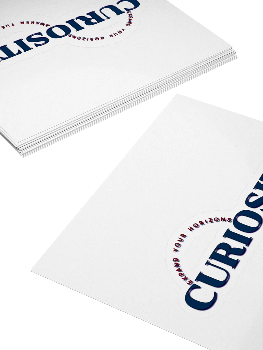 Curiosity Circle Kiss Cut Stickers product image (4)
