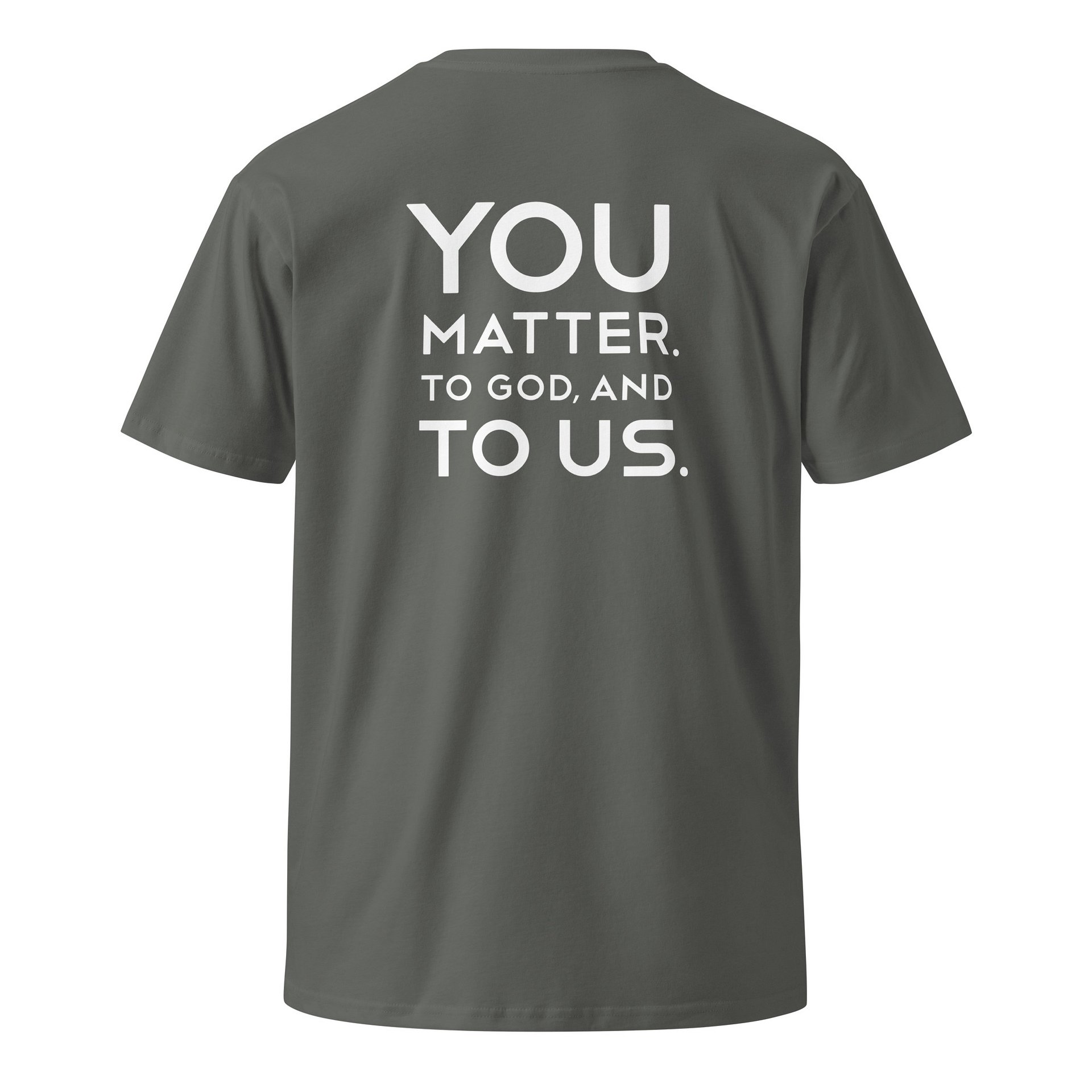 AUMC Logo and Mission Tag Unisex Premium Tee product image (2)