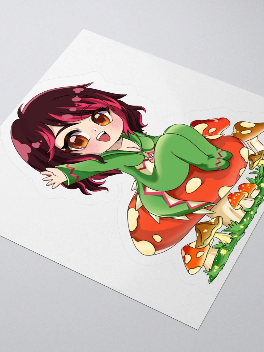 Chibisaurus Mushroom Sticker product image (3)