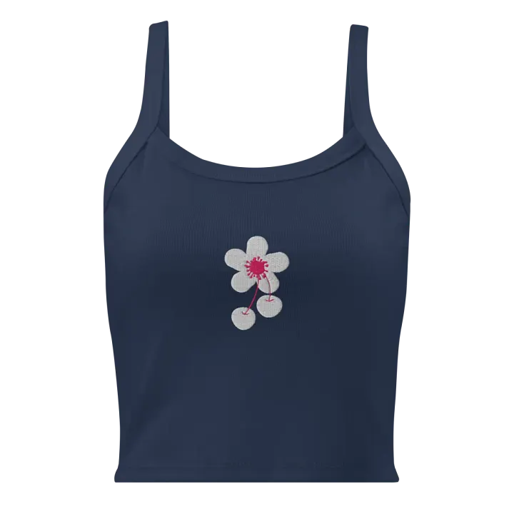 Sakura Cherry Blossom Embroidered Tank Top product image (1)