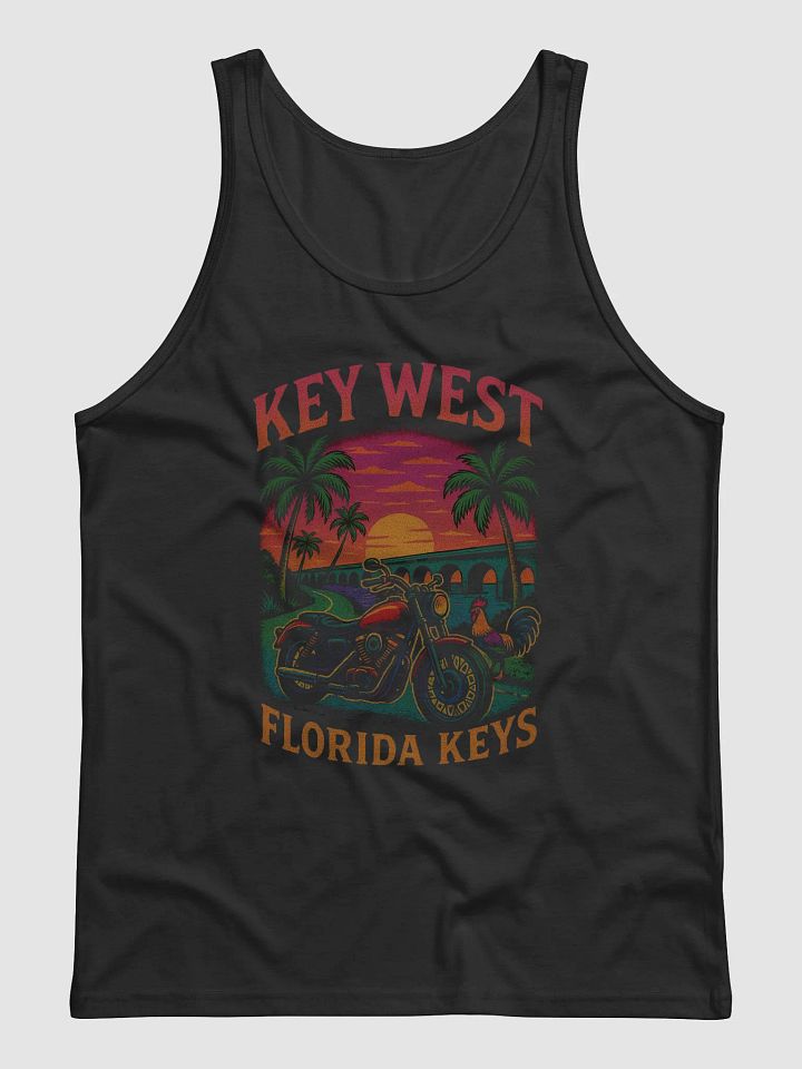 Luxe Key West Rider Tropical Paradise Ultra-Soft Jersey Men's Tank Top product image (2)