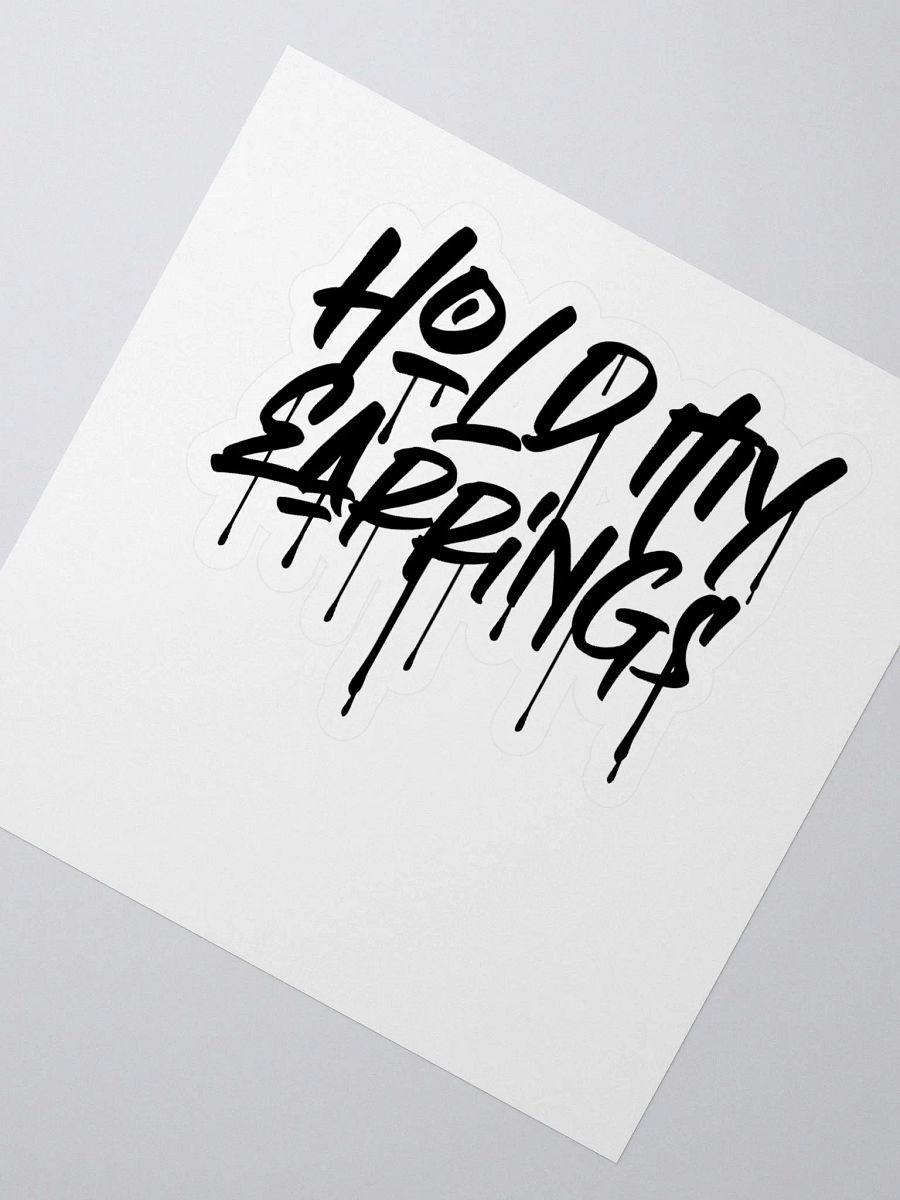 Hold My Earrings Sticker product image (2)