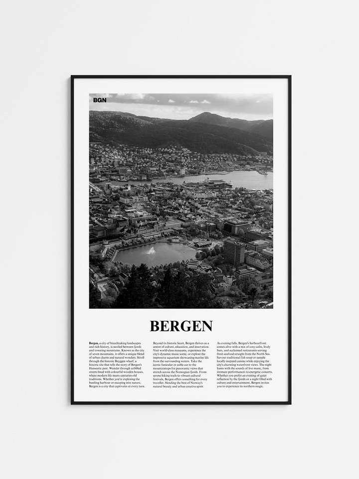 Bergen 02 Newspaper Poster product image (1)