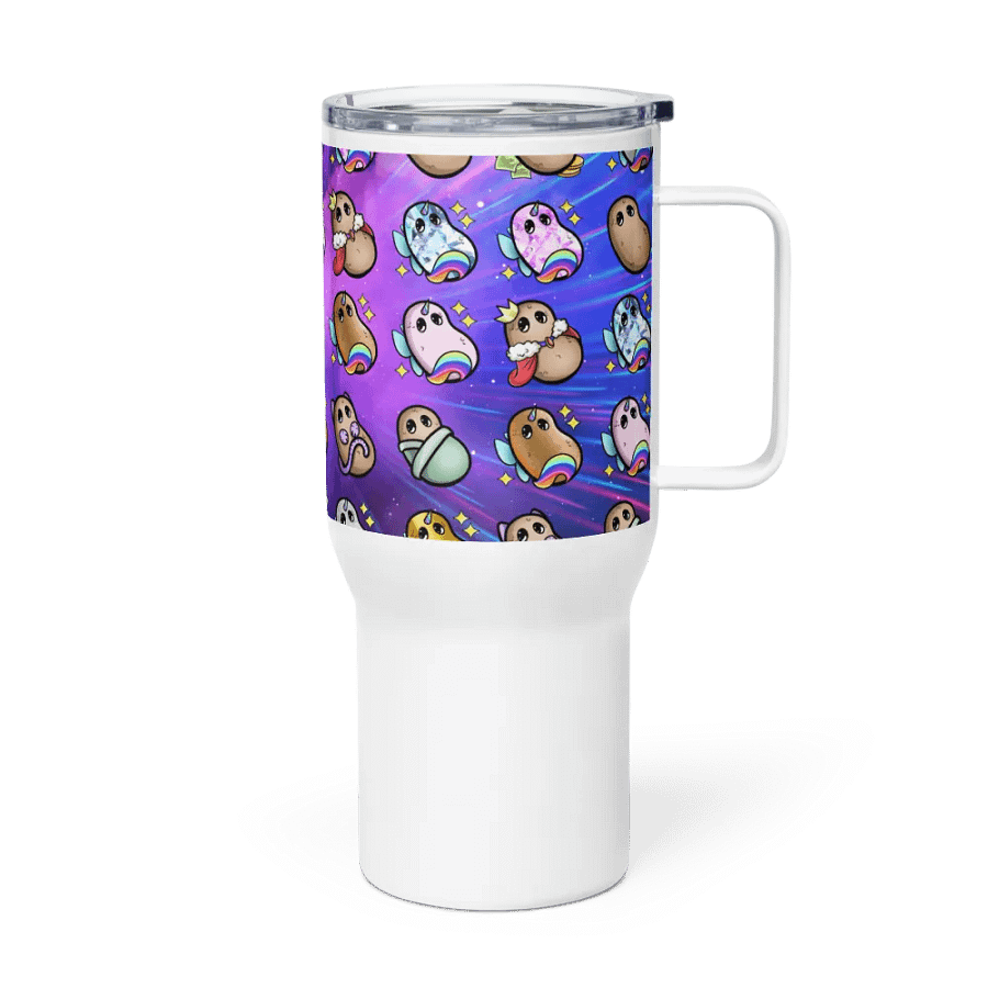 ''Patates intergalactiques'' Tasse de voyage avec poignée product image (3)