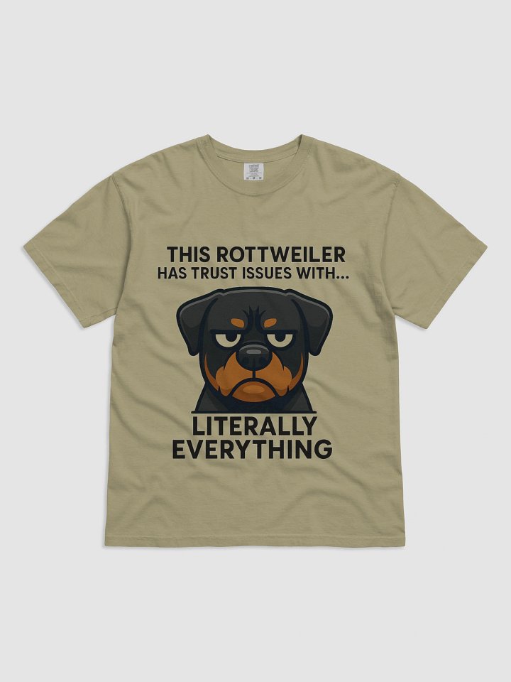 Rottweiler Trust Issues Tee product image (3)