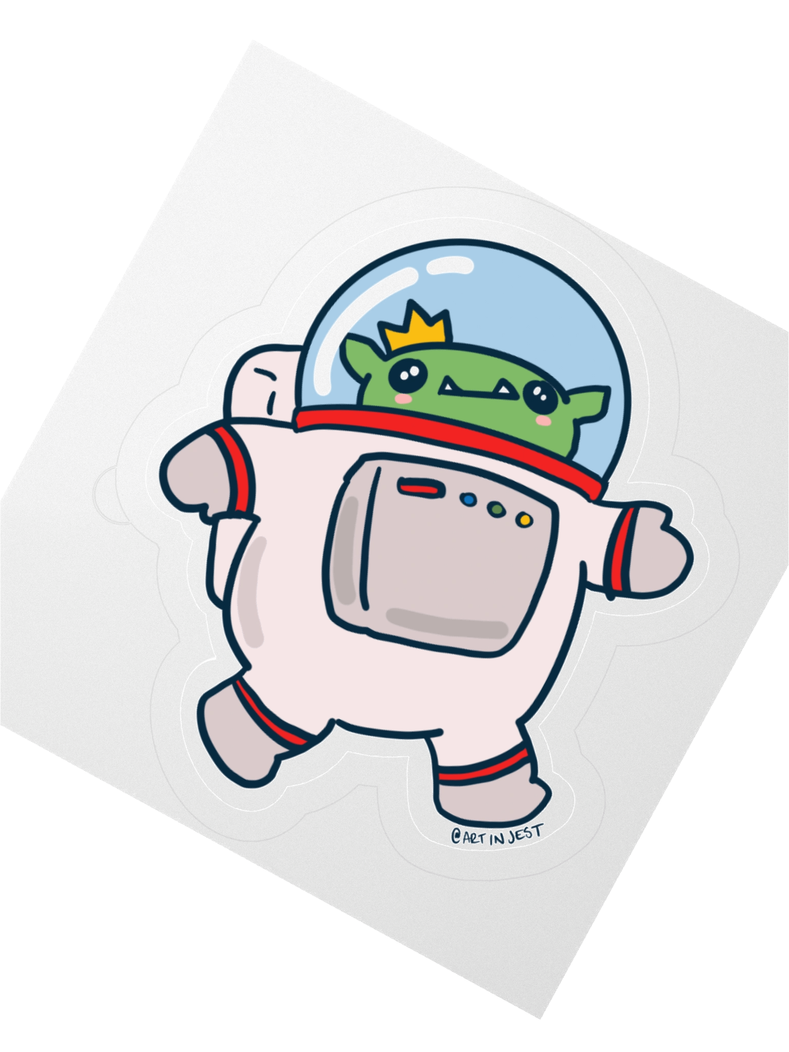 Astronaut Goblin Sticker product image (2)