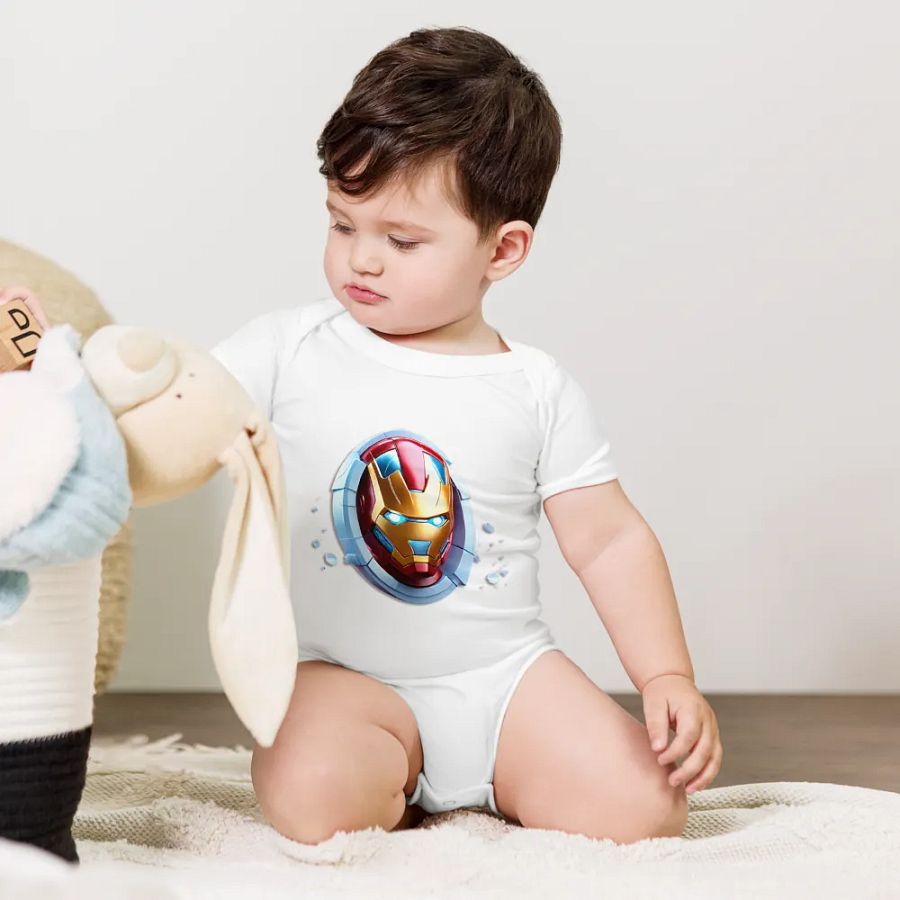 Ironman Baby Short Sleeve One Piece product image (1)
