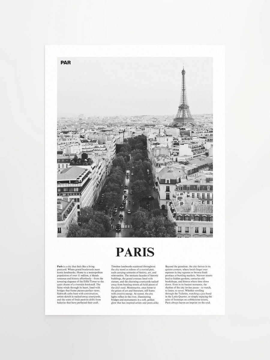 Paris 02 Newspaper Poster product image (5)