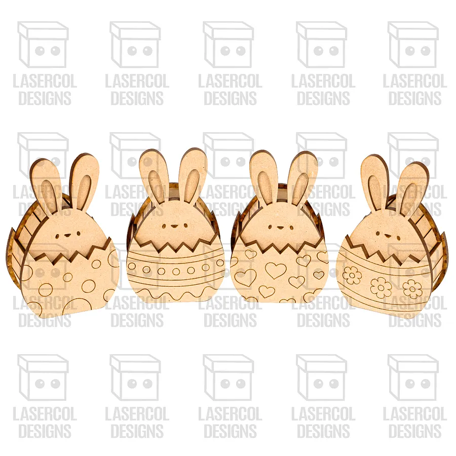 Easter Bunny Egg Box (2 Sizes, 4 Styles) - Laser Cut Files product image (10)