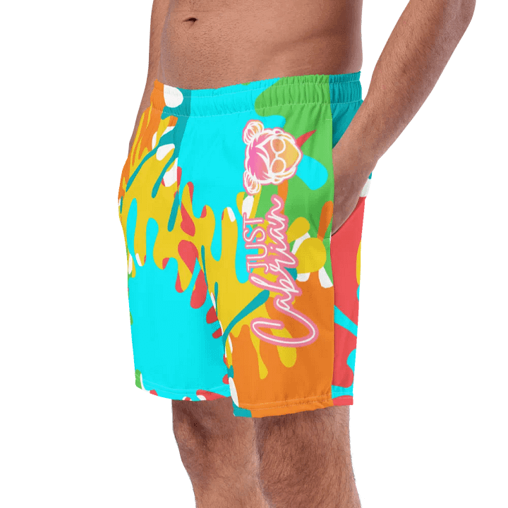 JustCabrian Splat! Print Swim Trunks product image (2)