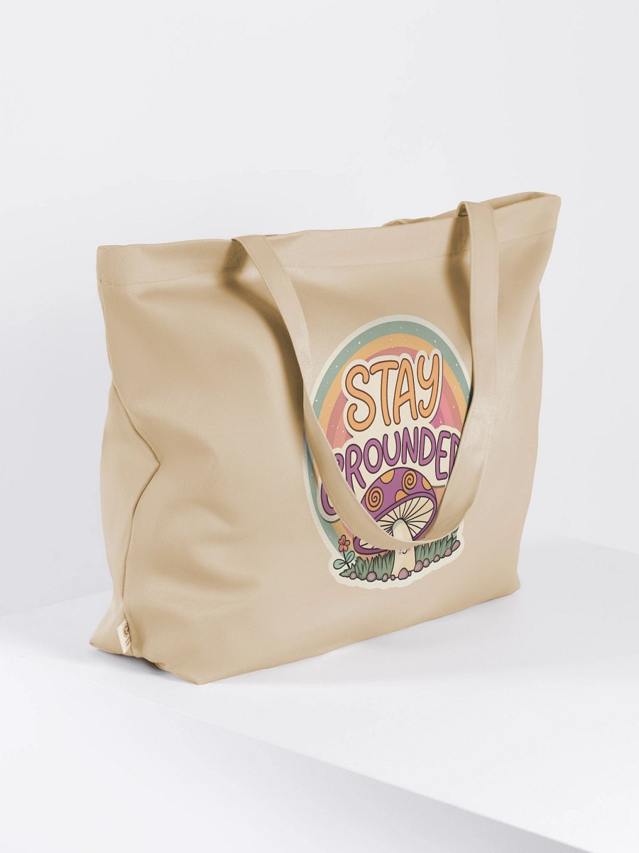 Stay Grounded Mushroom Eco Tote product image (4)