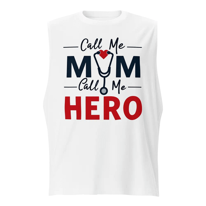 Stethoscope Mom, Bold Hero Muscle Tank product image (1)