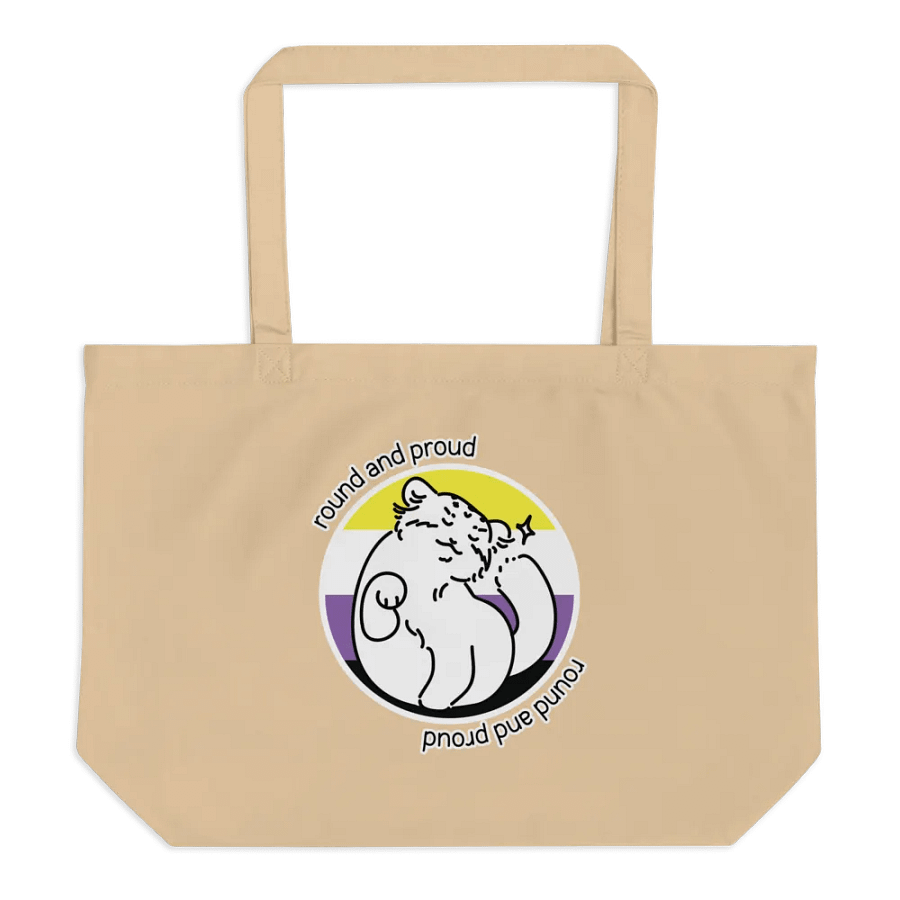 Round and Proud Manul Nonbinary Version - Tote Bag product image (1)