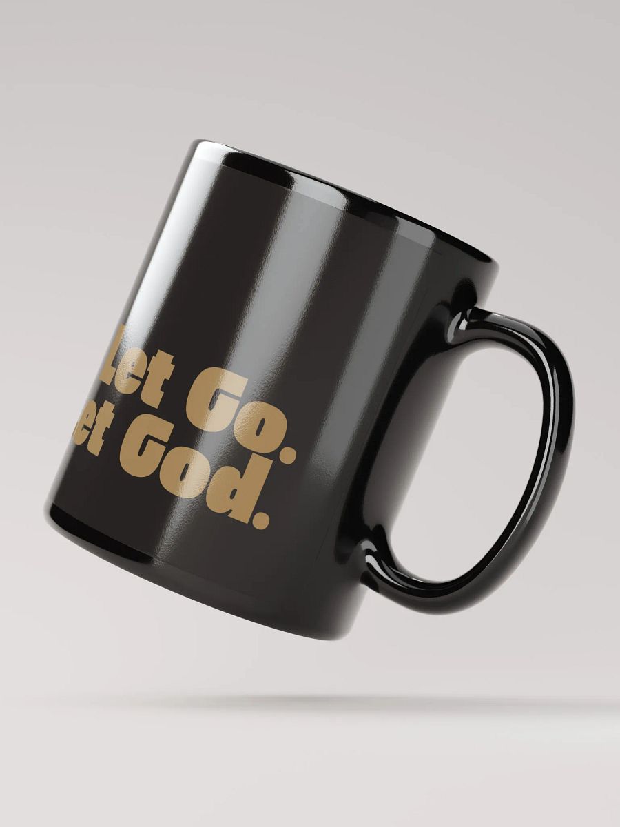 Let Go. Let God. - Coffee Mug in Black & Tan product image (3)