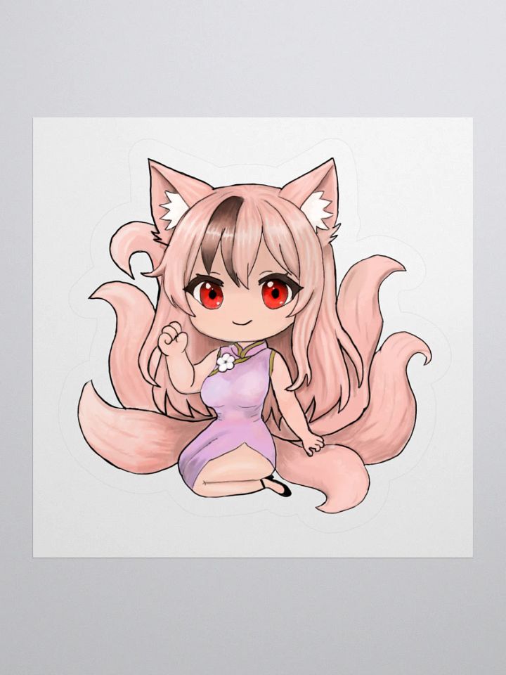Fox Princess Kiss Cut Stickers product image (1)