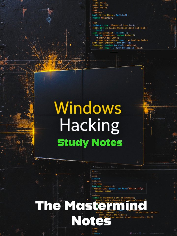 Windows Hacking Study Notes & Cheat Sheets product image (1)