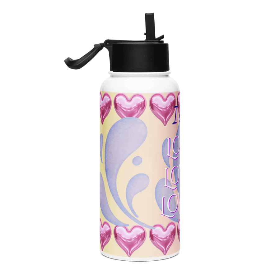 I Am Love Stainless Steel affirmations Water Bottle for health conscious ladies and gents product image (4)