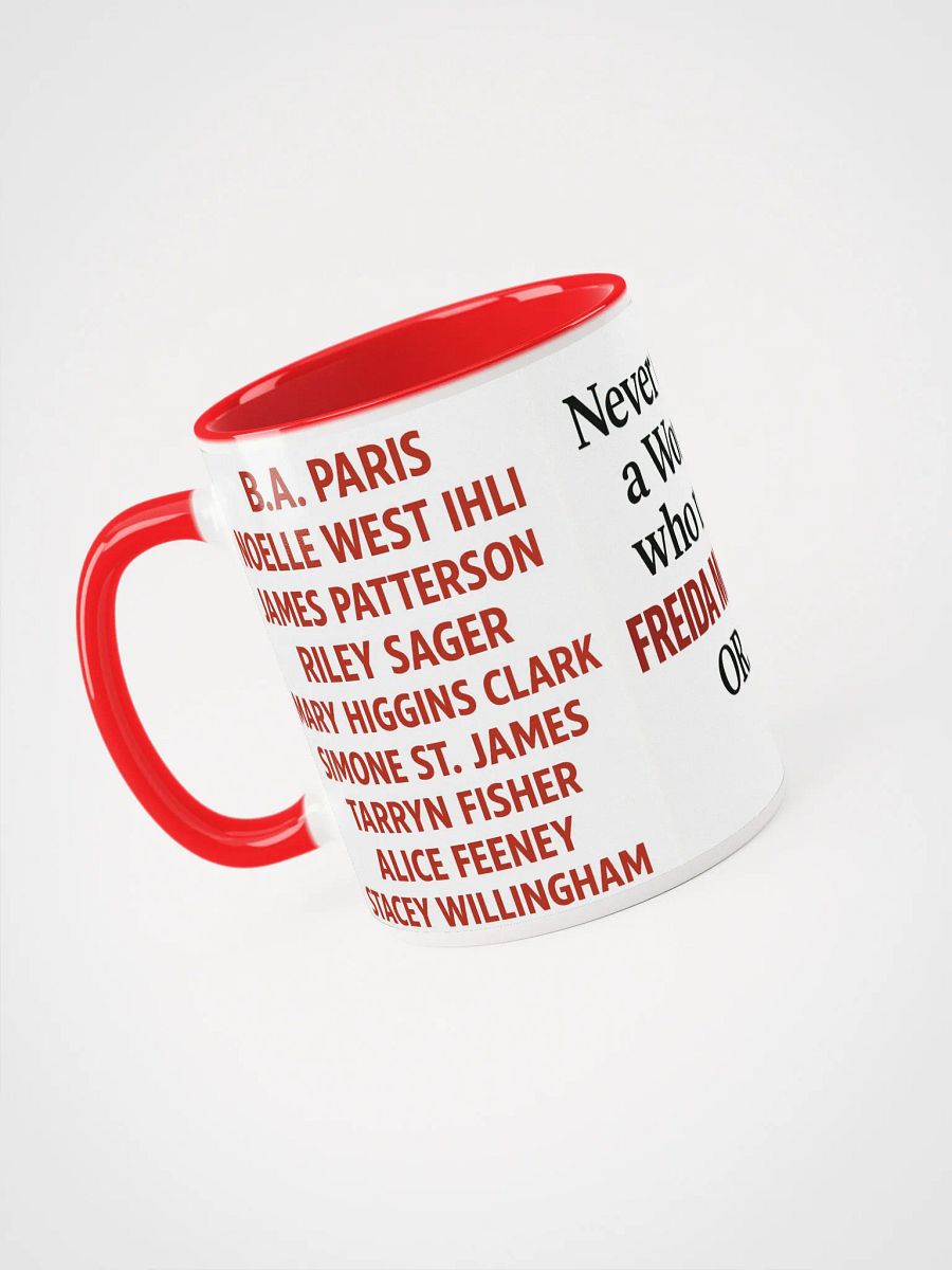 Never Upset A Woman Who Reads Mug product image (3)