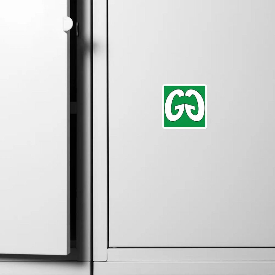 Green Magnet with White GG product image (8)