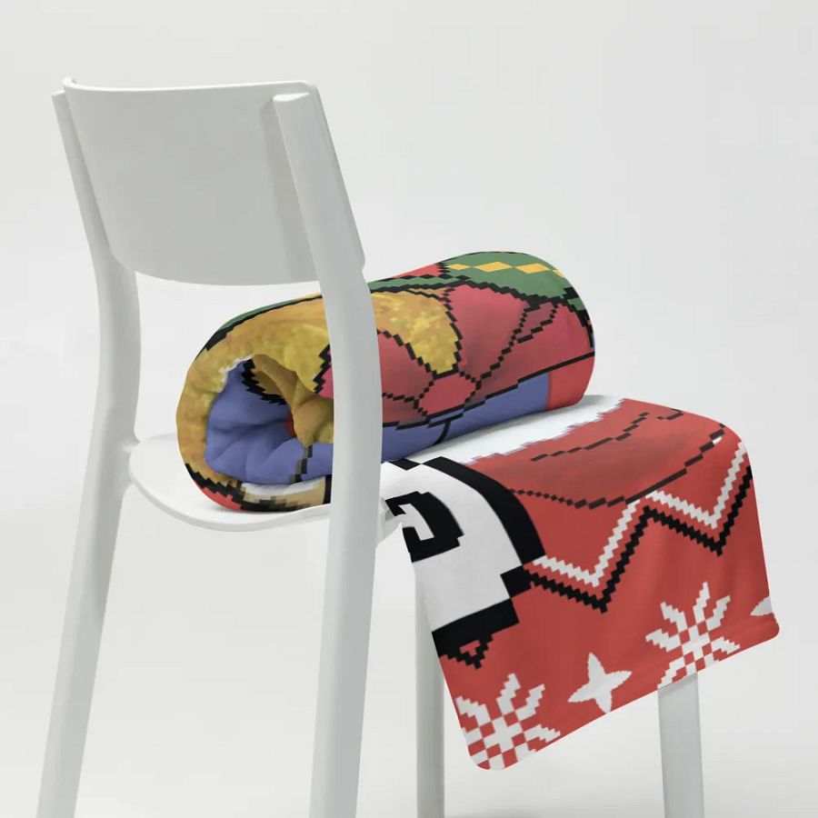 Floppa Pixel "COMFY" Blankie product image (8)
