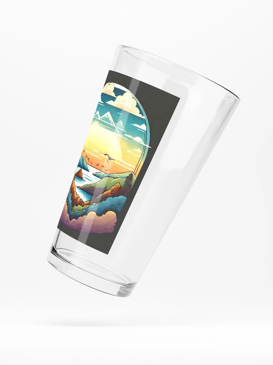 Summer Wind Charters: Sky Mountains Beer Glass product image (5)