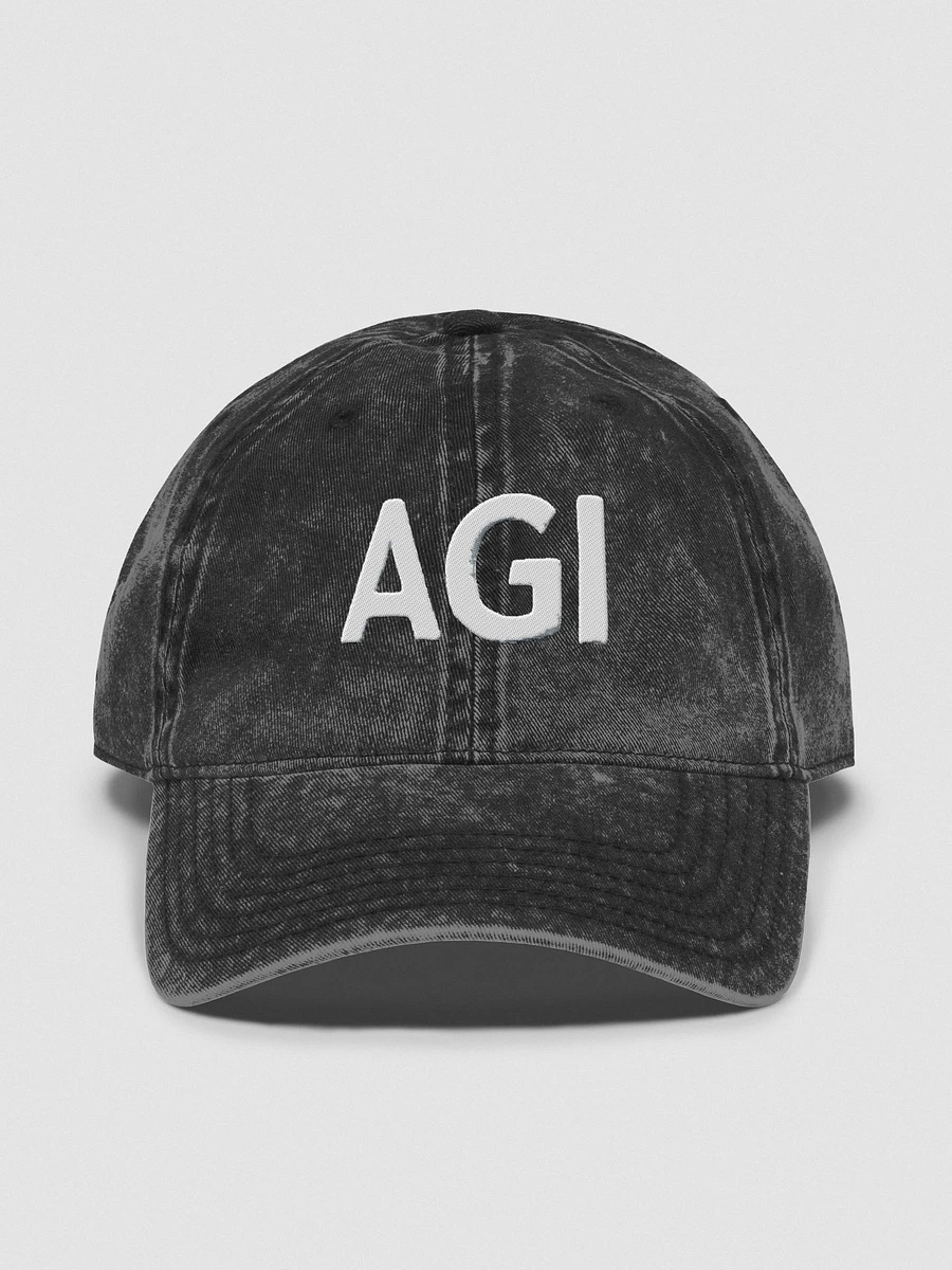 AGI hat black - 100% cotton product image (3)